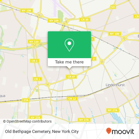 Mapa de Old Bethpage Cemetery