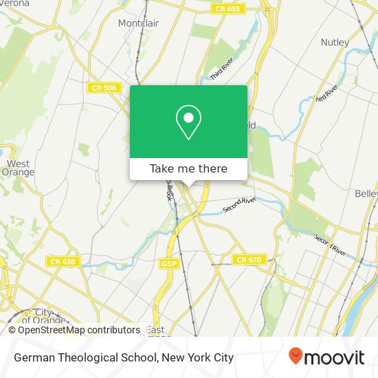 German Theological School map