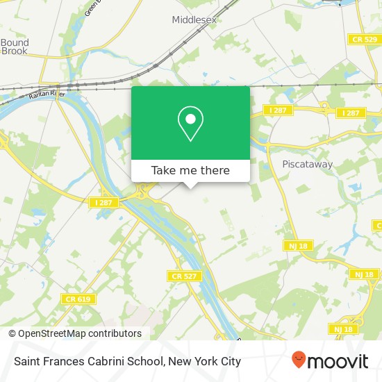 Mapa de Saint Frances Cabrini School