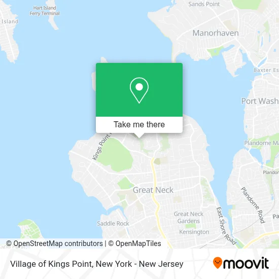 Village of Kings Point map