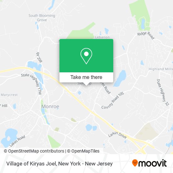 Mapa de Village of Kiryas Joel