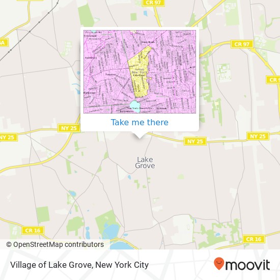 Mapa de Village of Lake Grove