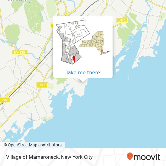 Mapa de Village of Mamaroneck