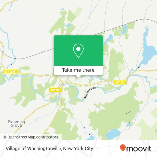 Mapa de Village of Washingtonville