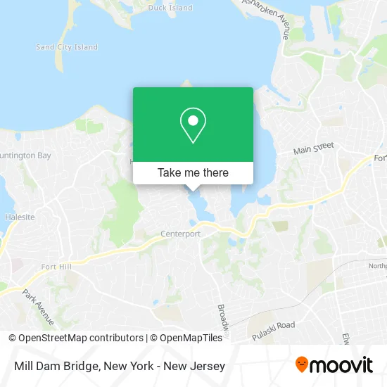 Mill Dam Bridge map