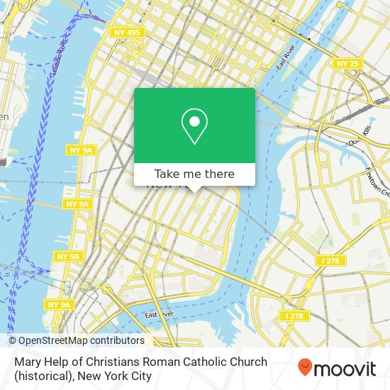 Mary Help of Christians Roman Catholic Church (historical) map