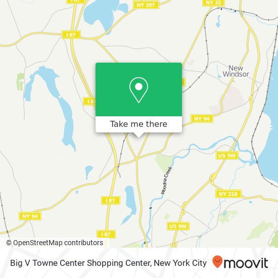 Big V Towne Center Shopping Center map