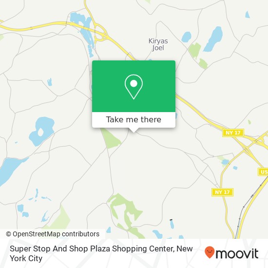 Super Stop And Shop Plaza Shopping Center map