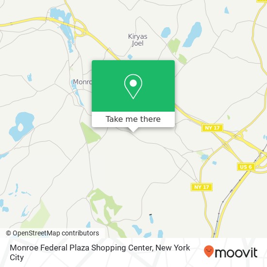 Mapa de Monroe Federal Plaza Shopping Center