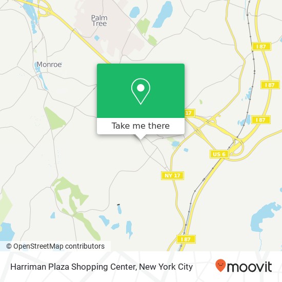 Mapa de Harriman Plaza Shopping Center