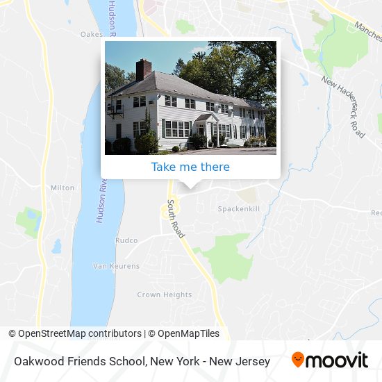 Mapa de Oakwood Friends School