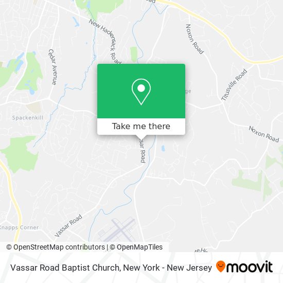 Vassar Road Baptist Church map