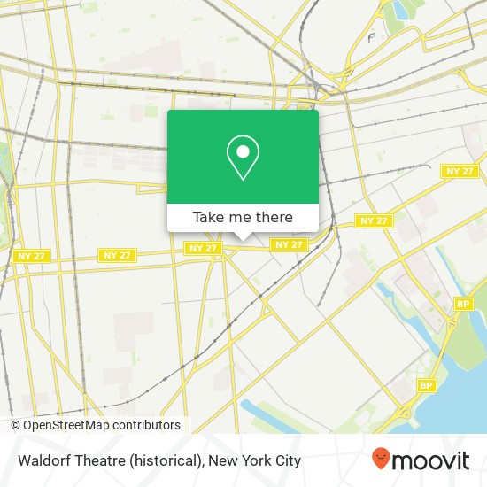 Waldorf Theatre (historical) map