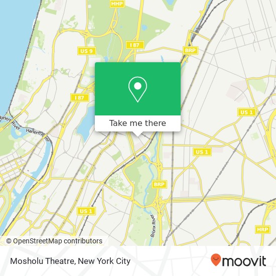 Mosholu Theatre map