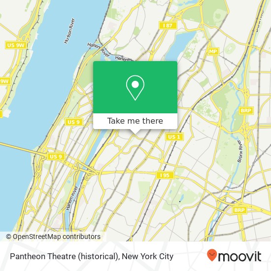 Mapa de Pantheon Theatre (historical)