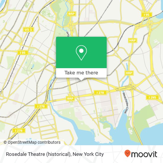 Rosedale Theatre (historical) map