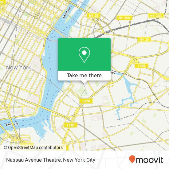 Mapa de Nassau Avenue Theatre