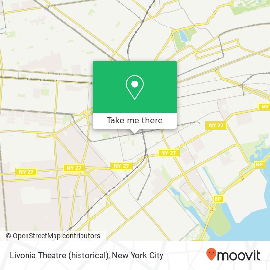 Livonia Theatre (historical) map