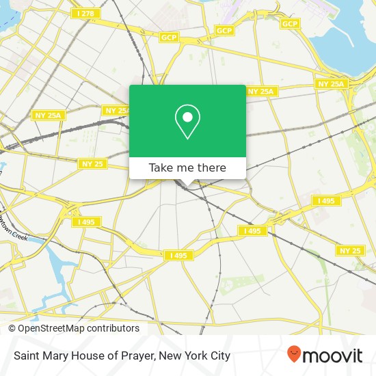 Saint Mary House of Prayer map