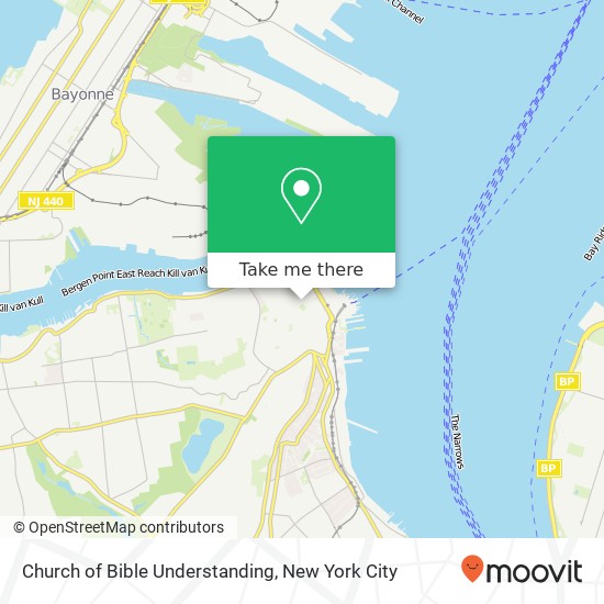 Mapa de Church of Bible Understanding