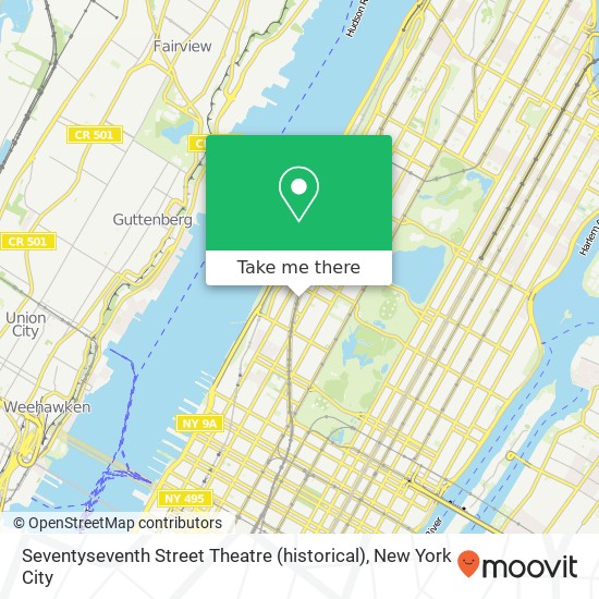 Mapa de Seventyseventh Street Theatre (historical)