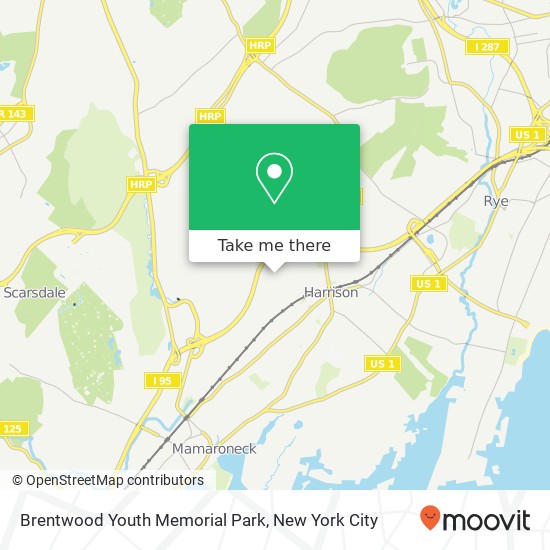 Mapa de Brentwood Youth Memorial Park