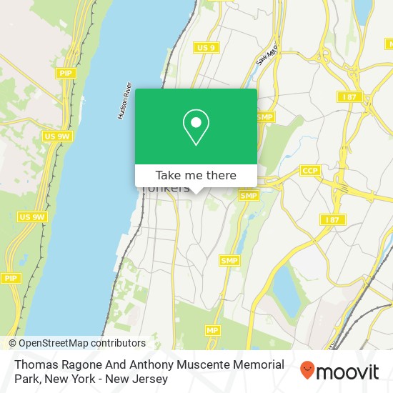 Thomas Ragone And Anthony Muscente Memorial Park map