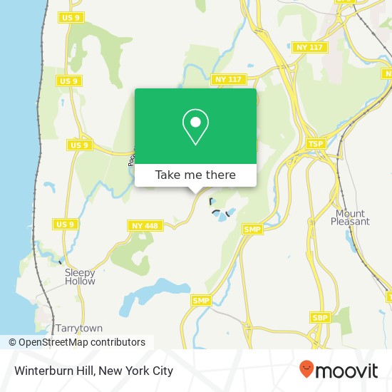 Winterburn Hill map