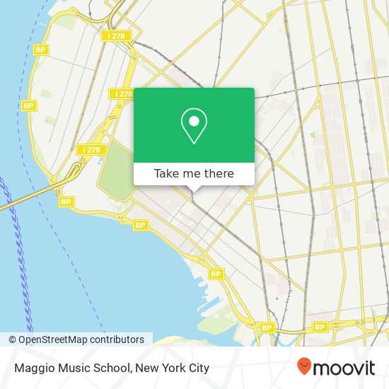 Maggio Music School map