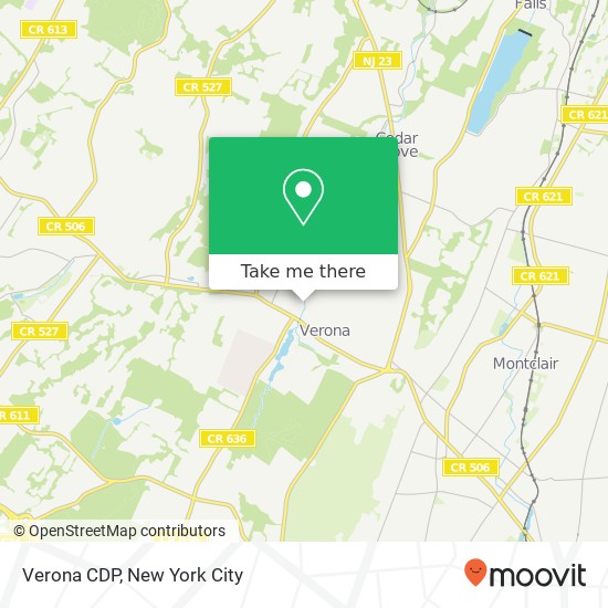 Verona CDP map