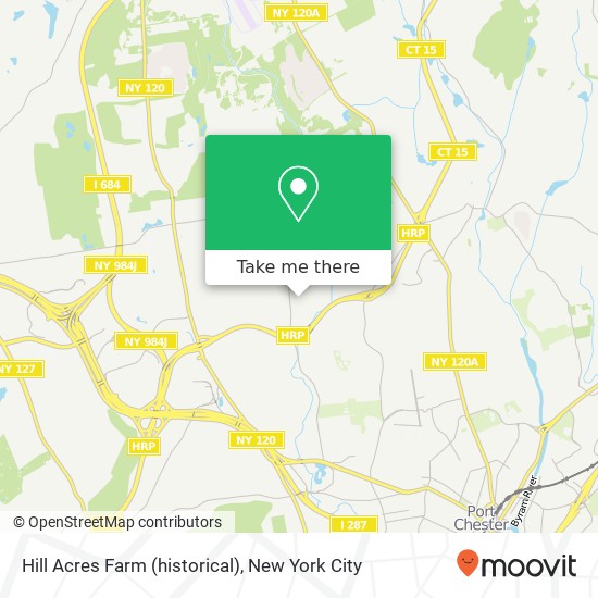 Hill Acres Farm (historical) map