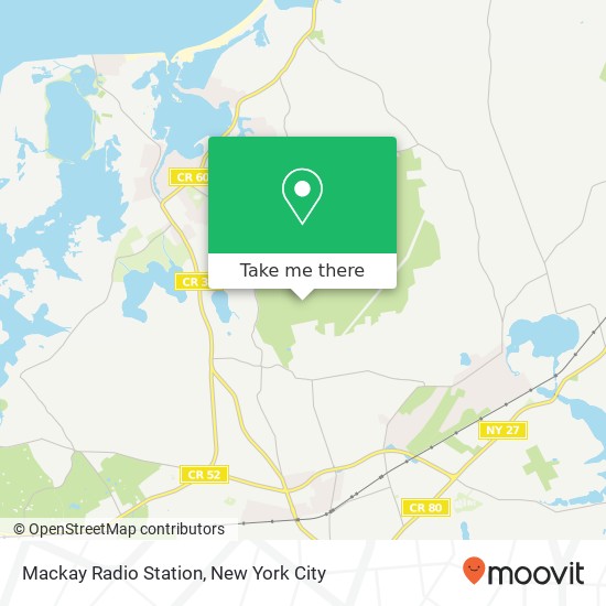 Mapa de Mackay Radio Station