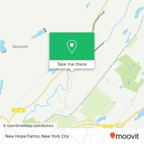 Mapa de New Hope Farms