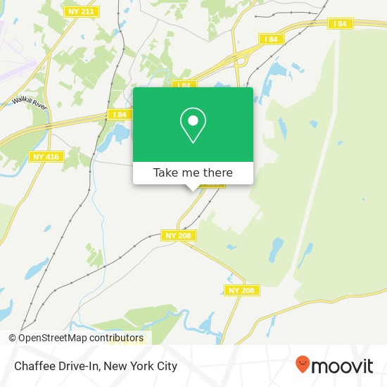 Mapa de Chaffee Drive-In