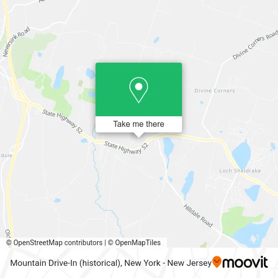 Mountain Drive-In (historical) map