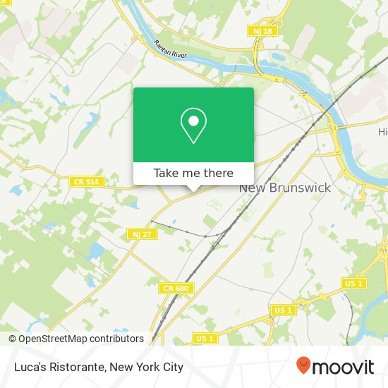 Mapa de Luca's Ristorante