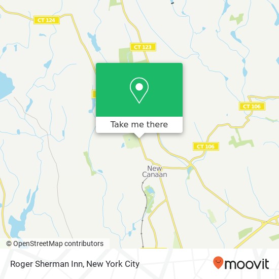 Roger Sherman Inn map