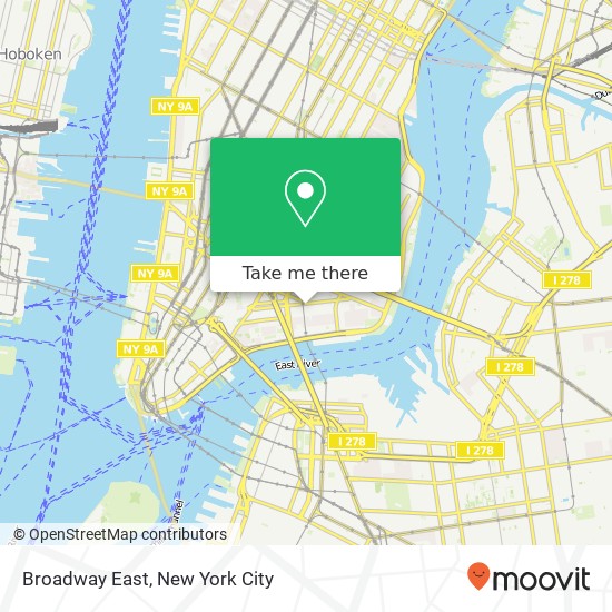 Mapa de Broadway East