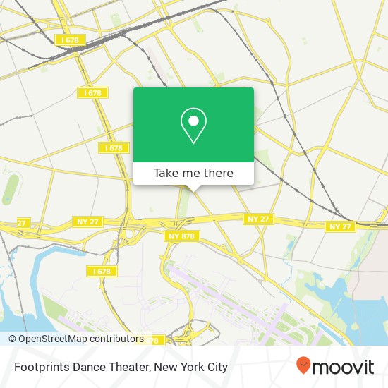 Mapa de Footprints Dance Theater