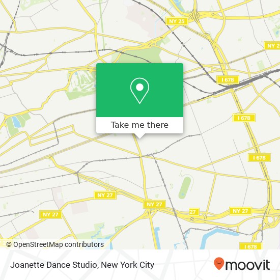 Mapa de Joanette Dance Studio