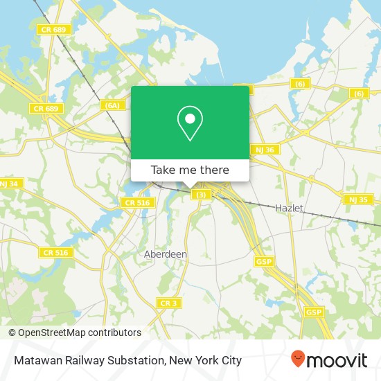 Matawan Railway Substation map