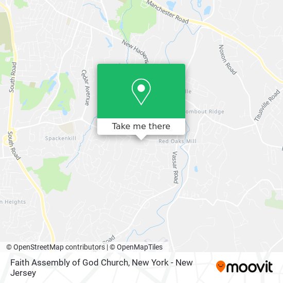 Faith Assembly of God Church map