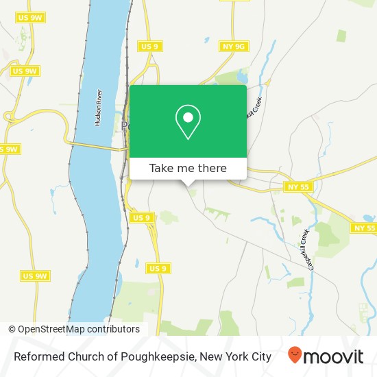 Mapa de Reformed Church of Poughkeepsie