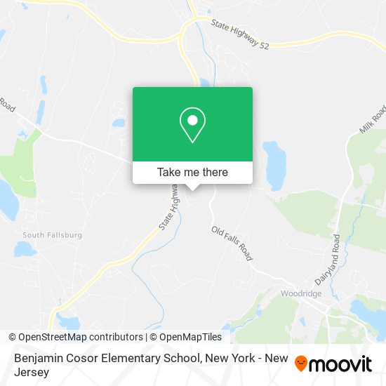 Mapa de Benjamin Cosor Elementary School