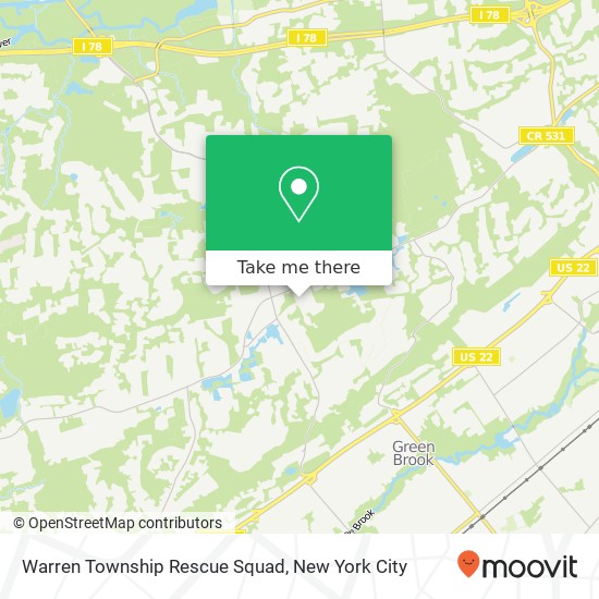 Warren Township Rescue Squad map