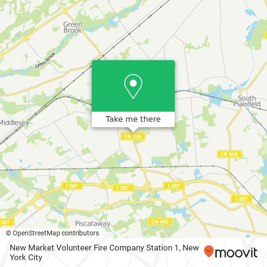 Mapa de New Market Volunteer Fire Company Station 1