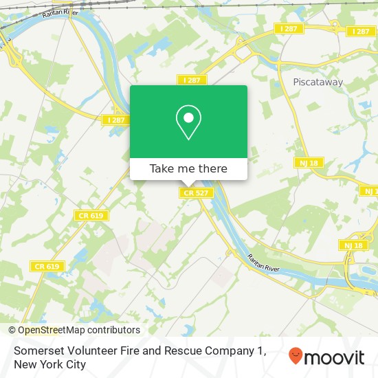Somerset Volunteer Fire and Rescue Company 1 map