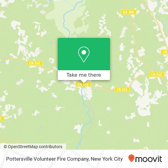 Pottersville Volunteer Fire Company map