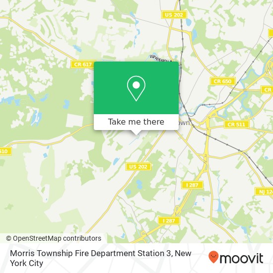 Mapa de Morris Township Fire Department Station 3