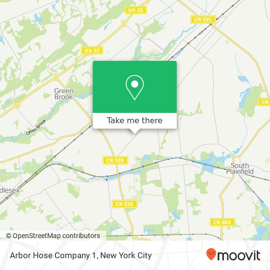 Mapa de Arbor Hose Company 1